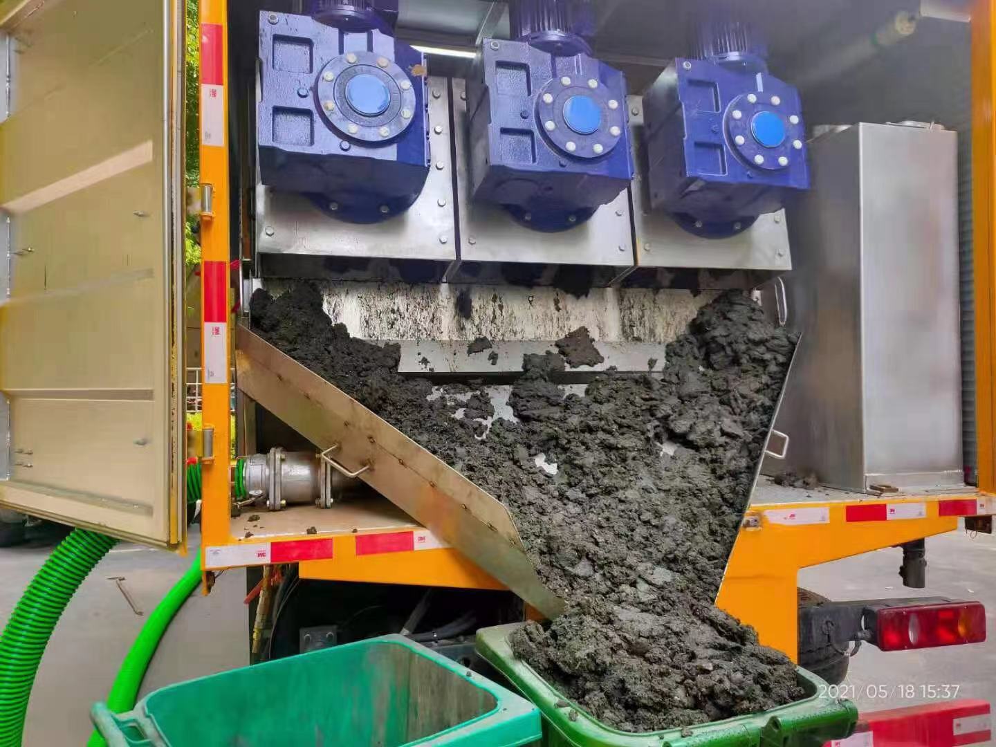 山丹化粪池清掏城市维护站-泥浆净化干湿分离处理